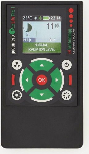 Изображение товара Дозиметр EcoLifePro i4Technology, гамма/бета-излучение, сохранение результатов в памяти