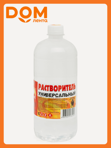 Изображение товара Растворитель универсальный 1 л, бесцветный, для строительных работ