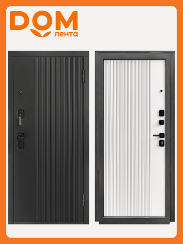 Изображение товара Дверь металлическая входная Спарта софт белый, 860х2050, правая