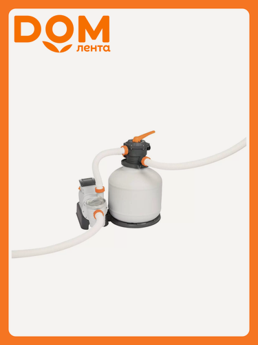 Изображение товара Фильтр-насос Bestway, для каркасных бассейнов, 11355 л/ч, серый