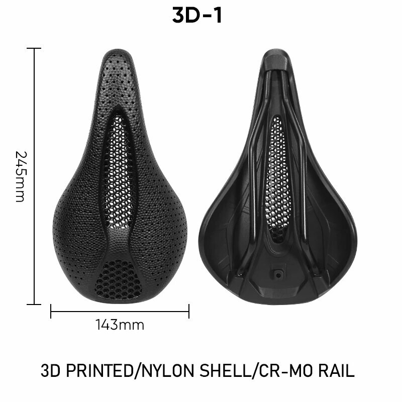 BUCKLOS 3D седло для шоссейных велосипедов черный 3D-1