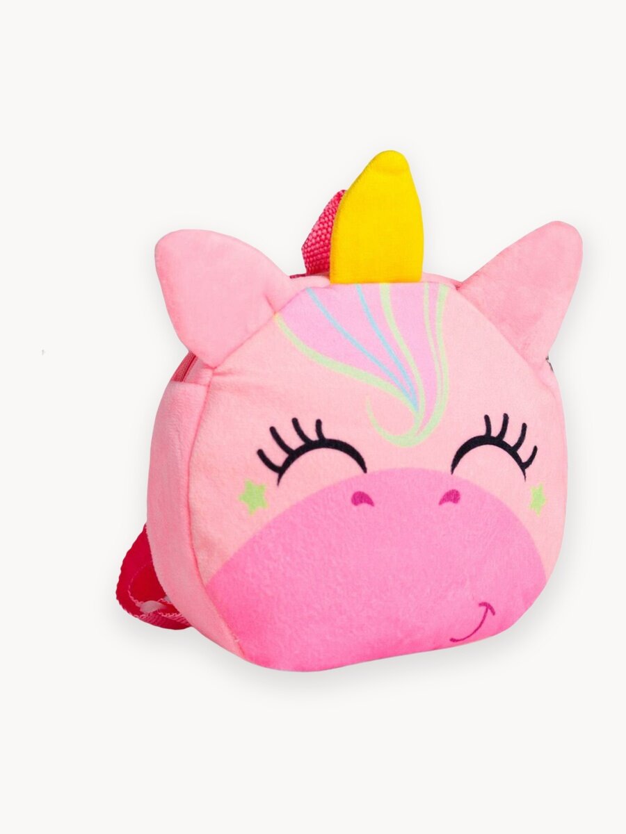 Рюкзак плюшевый Milo toys "Волшебный единорог", детский, 1 отделение
