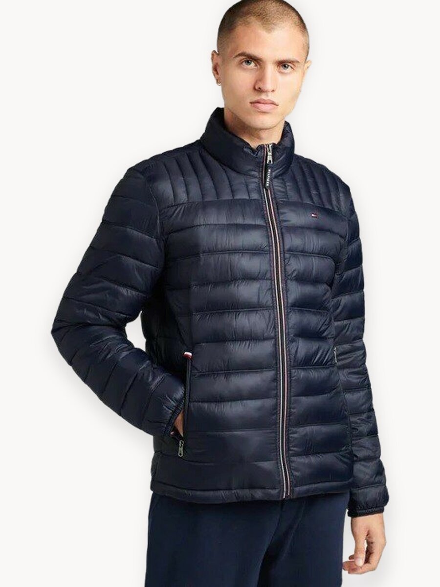 Куртка TOMMY HILFIGER, размер L, темно-синий