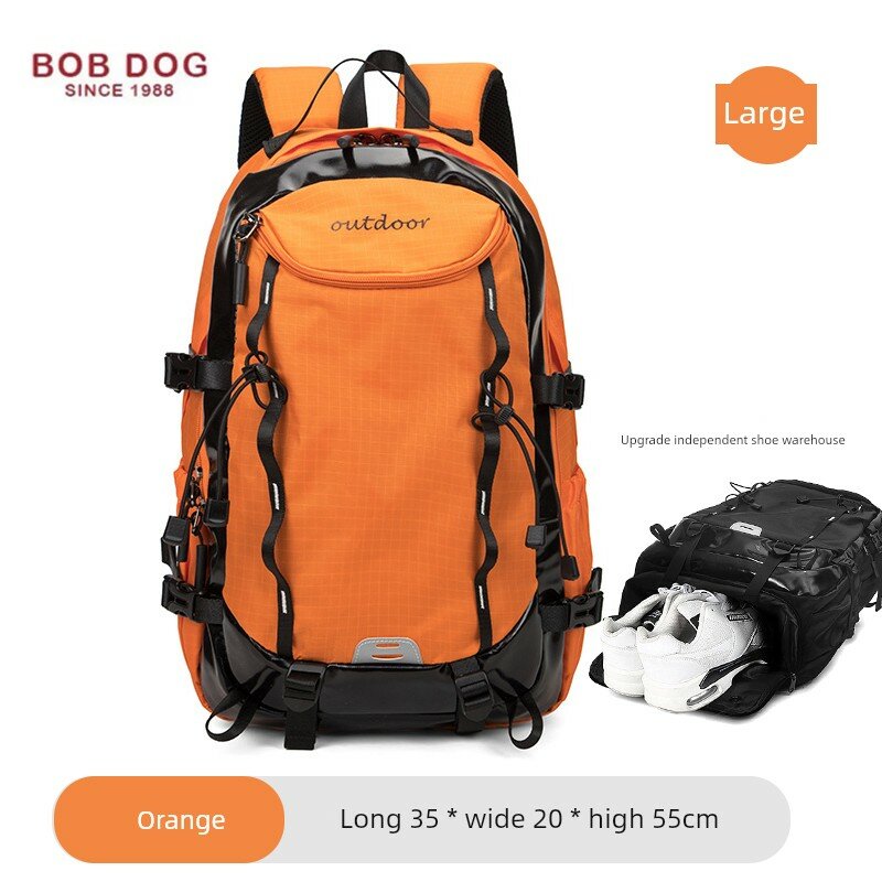 BabyDuo Columbia Пешеходный рюкзак для путешествий и походов, женский и мужской, оранжевый, большой размер, для