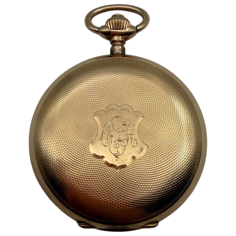 Карманные часы "Chronometre", золото 0.56, 1880-1900 гг. Evely Brothers, Великобритания, Швейцария