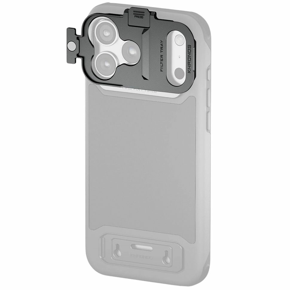 Адаптер светофильтра Tilta Khronos QR Filter Tray для iPhone 17 Pro Max Серый