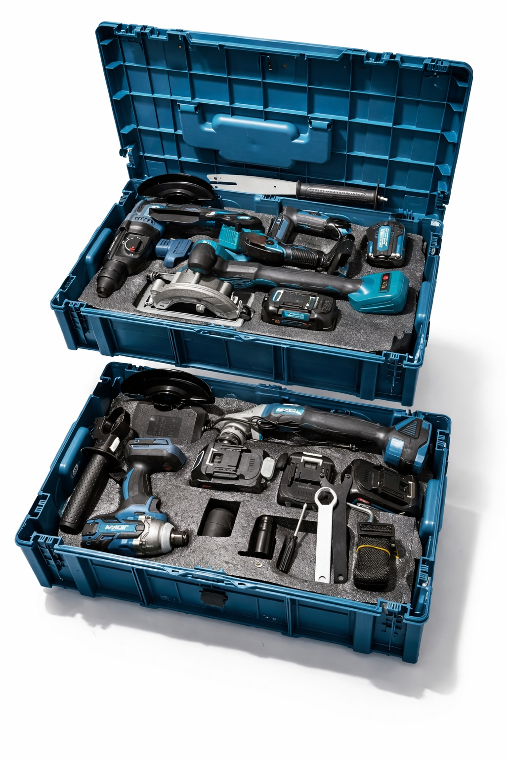 Многофункциональный аккумуляторный набор электроинструментов 6-в-1 для ремонта, строительства и монтажных работ