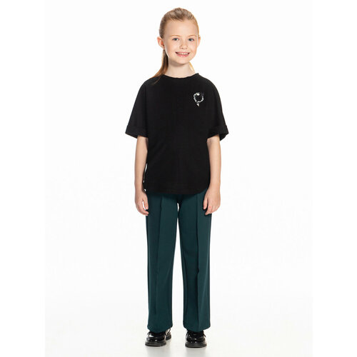 фото Брюки letty, размер 140, зеленый