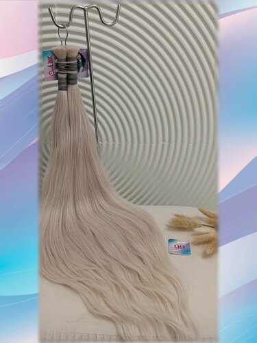 Изображение товара Волосы для наращивания CurlLink, натуральные, волнистые, кудрявые, 65 см