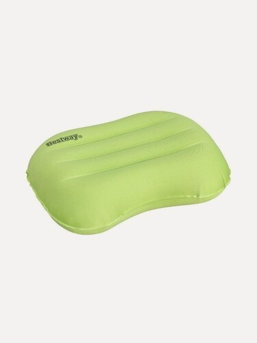 Изображение товара Надувная подушка для кемпинга Bestway WanderLite 42х30х12 см, зеленая, артикул 69624 — идеальный выбор для комфортного отдыха.