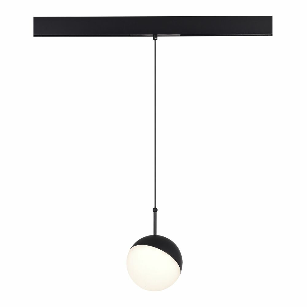 ST681.446.07 ST-Luce Магнитный трековый светильник Черный LED 1*7W 4000K Lm Ra90 120° IP20 D100xH- 48V.