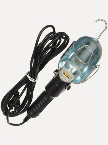 Изображение товара Светильник переносной Jett 10 м, черный, артикул 472-010 для освещения рабочих зон и гаража