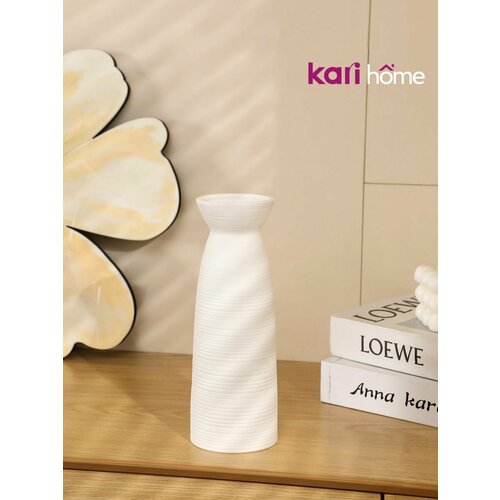 фото Ваза для цветов и сухоцветов керамическая kari home