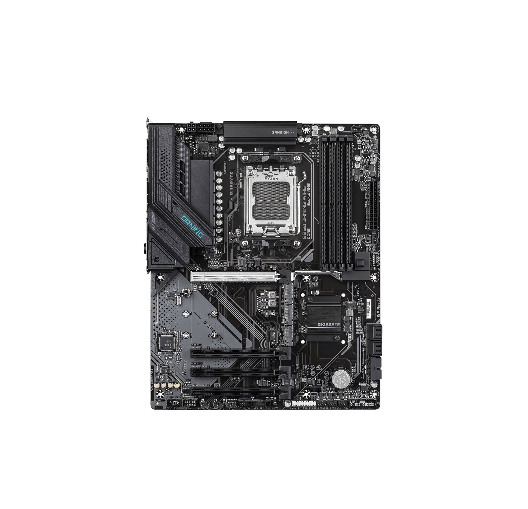 Материнская плата Gigabyte B850 Gaming WiFi6 AM5, AMD B850, 4xDDR5, M.2, PCI-E 5.0, ATX