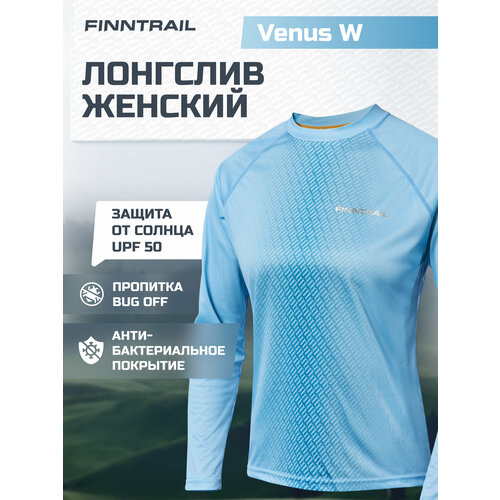 Лонгслив женский солнцезащитный FINNTRAIL Venus c пропиткой от насекомых UPF-50