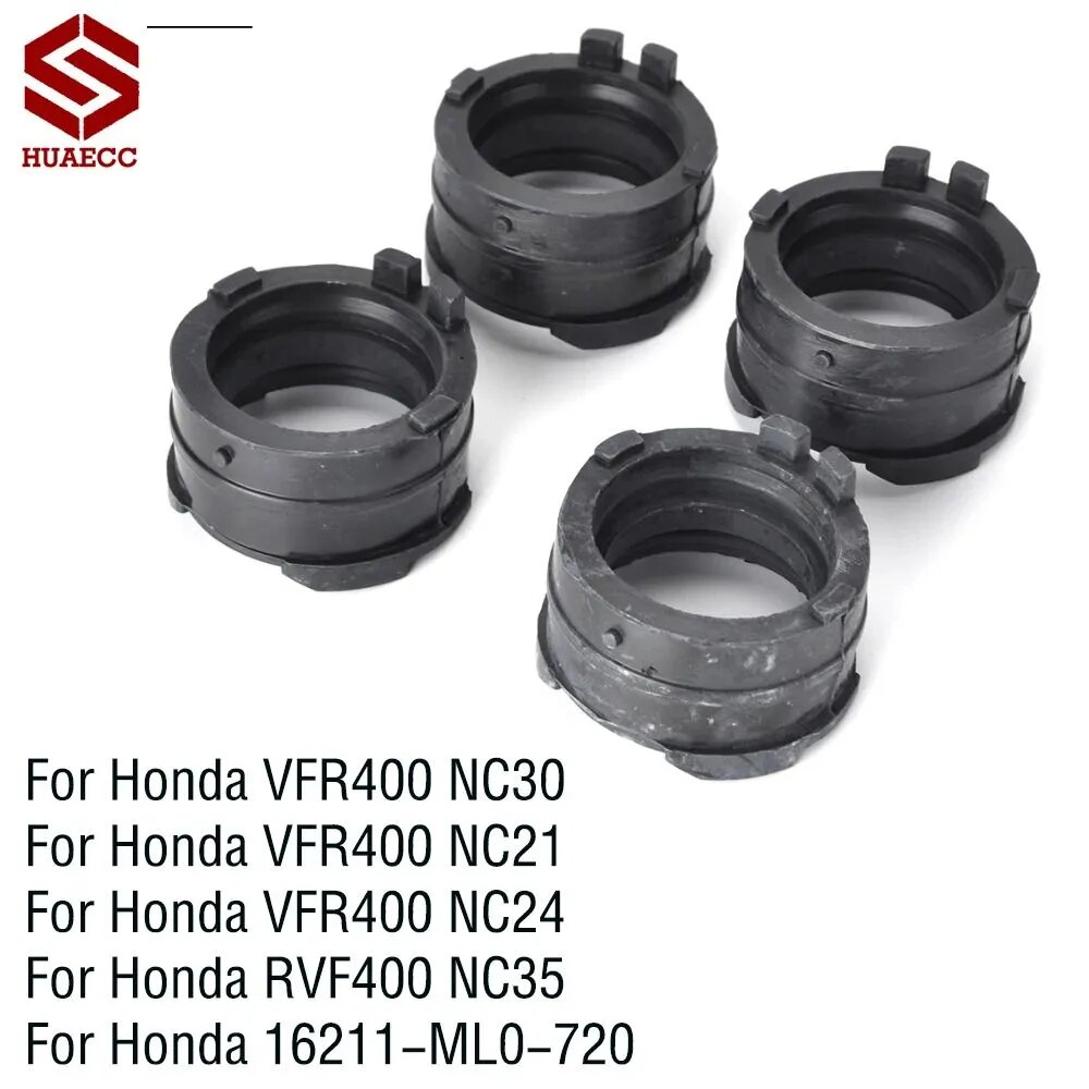 Резиновый впускной адаптер карбюратора мотоцикла для Honda VFR400 NC30 NC21 NC24 RVF400 NC35 16211-ML0-720