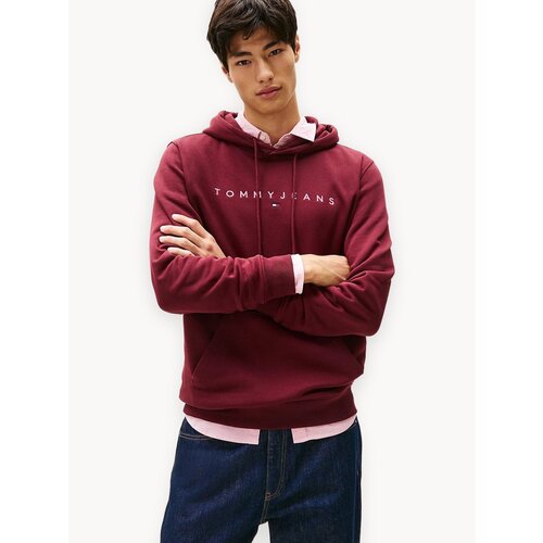 фото Худи tommy jeans regular logo, размер l, , красный
