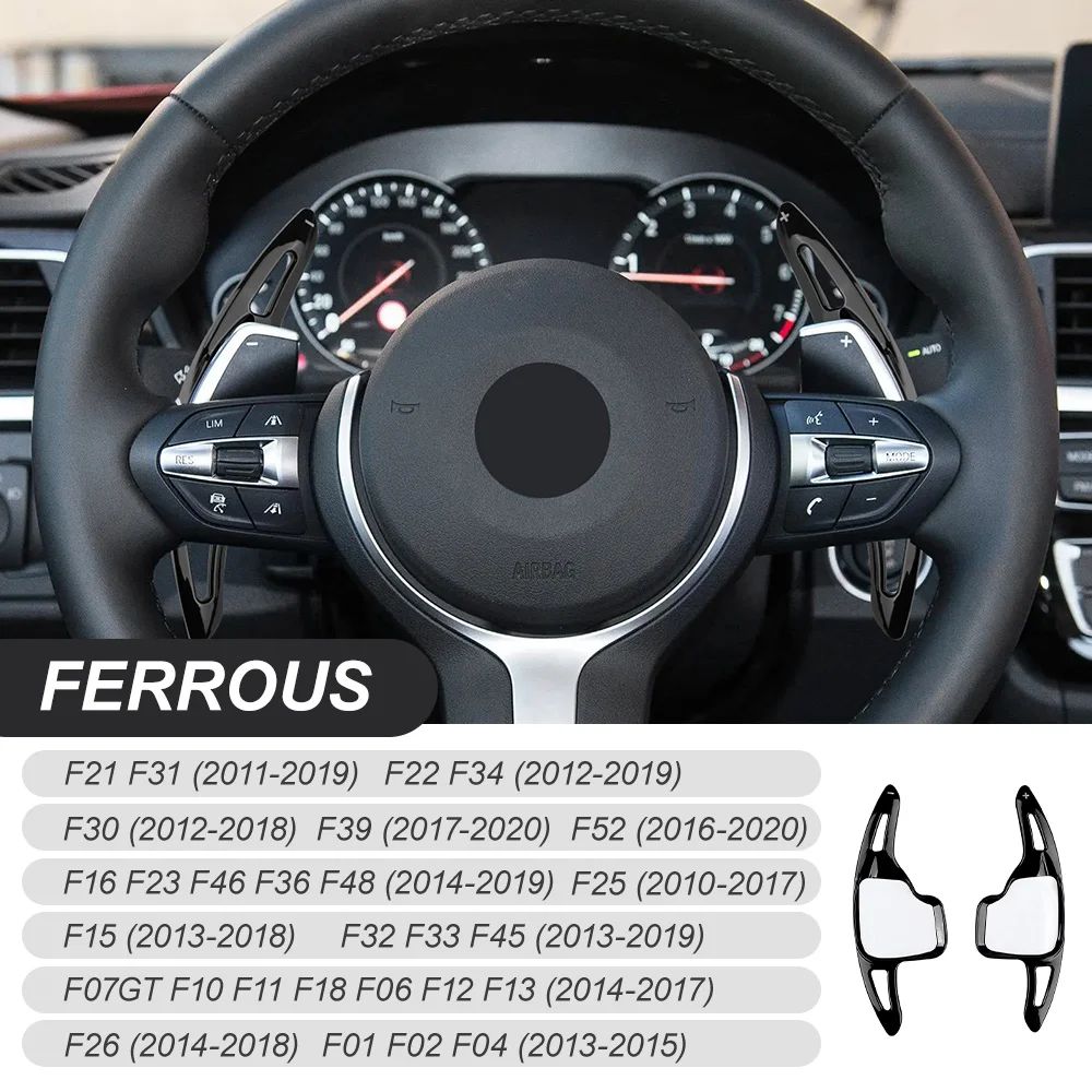Отделка из АБС-пластика для BMW 1-7 серии F10 F18 F30 F35 F34 F22 F32 F07 F48 X1 X2 X4 X5 X6 Удлиненный рычаг переключения передач рулевого колеса автомобиля.