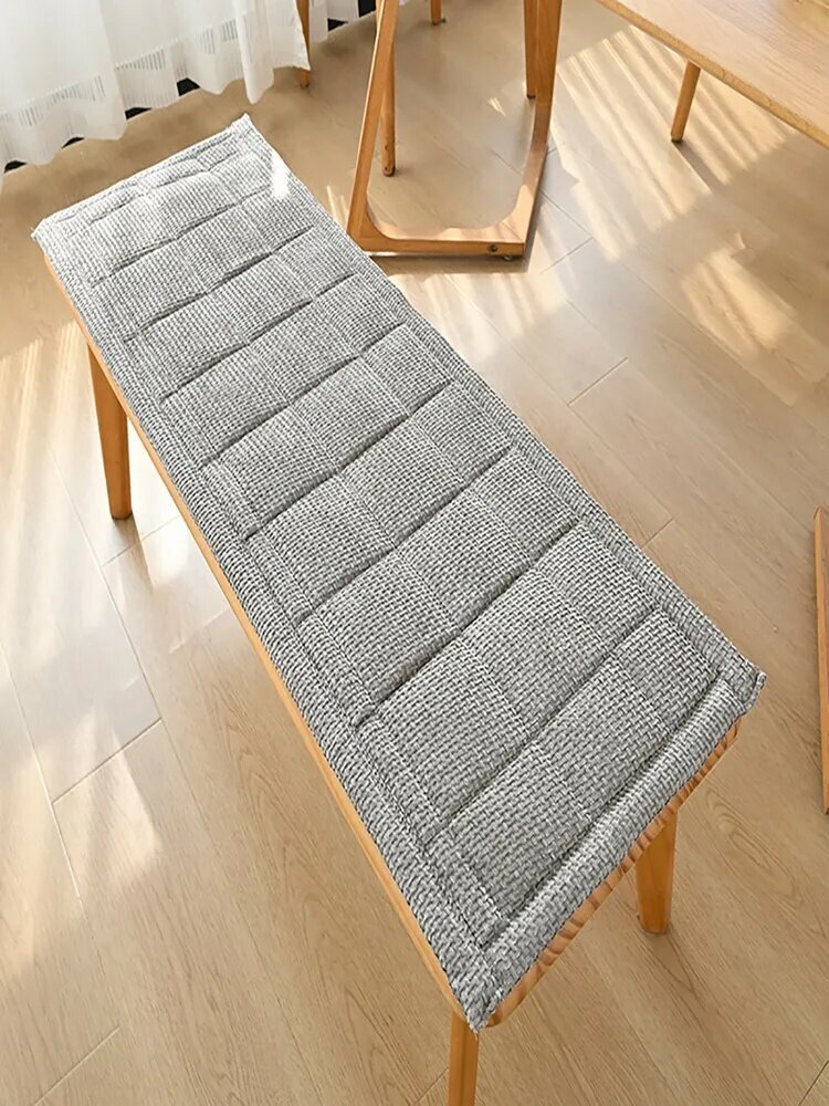 Подушка на стул GERAYBU GSF112 30x200 см, чехол из полиэстера, светло-бежевая