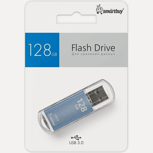 Изображение товара USB флешка Smartbuy 128Gb V-Cut blue USB 3.0