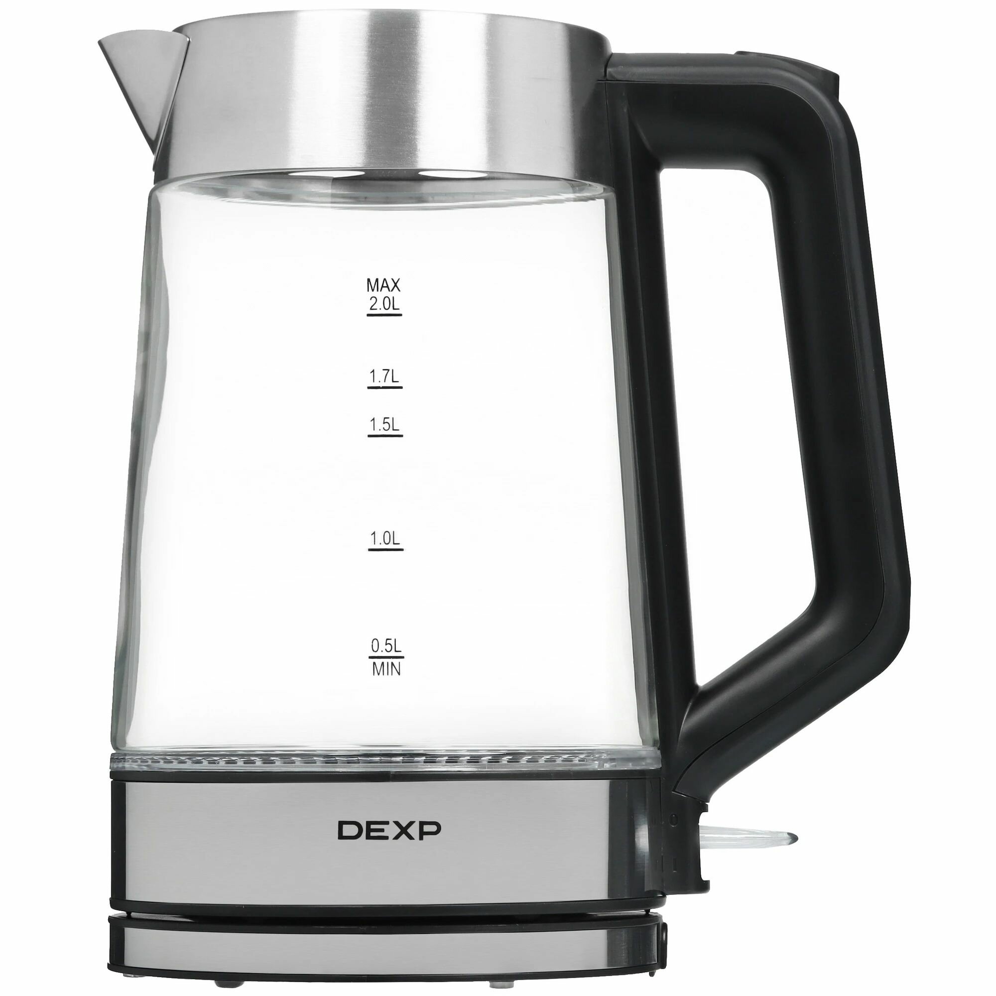 Электрочайник DEXP EK-16RGB серебристый