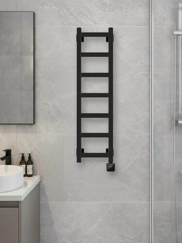 Изображение товара Quadro-1 Полотенцесушитель электрический EQ1 80x20 см Черный