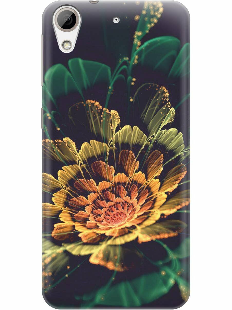 Накладка Transparent для HTC Desire 626 / 626s / 626G Dual Sim с принтом "Красивый цветок"
