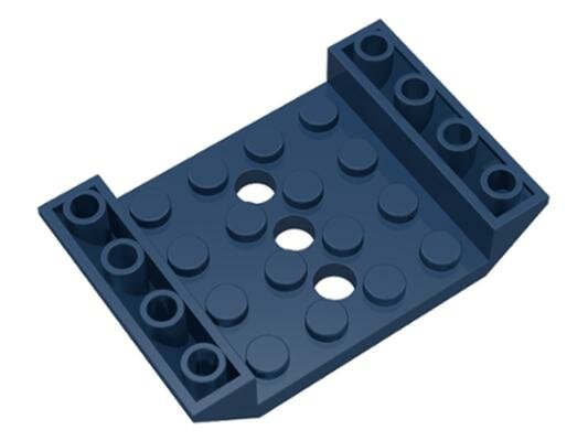 Деталь Lego 60219 Slope, Inverted 45 6 x 4 Double with 4 x 4 Cutout and 3 Holes