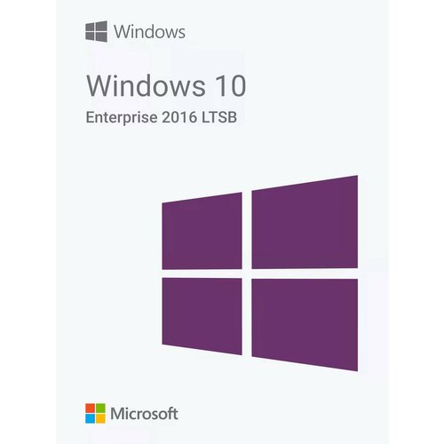 фото Microsoft windows 10 enterprise 2016 ltsb, ключ активации, 1 лицензия