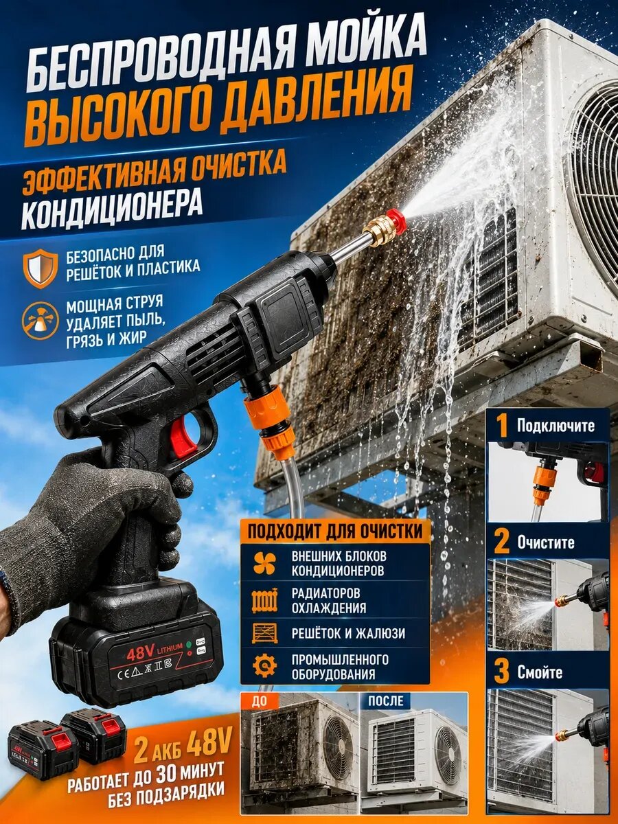 Мойка портативная для кондиционера