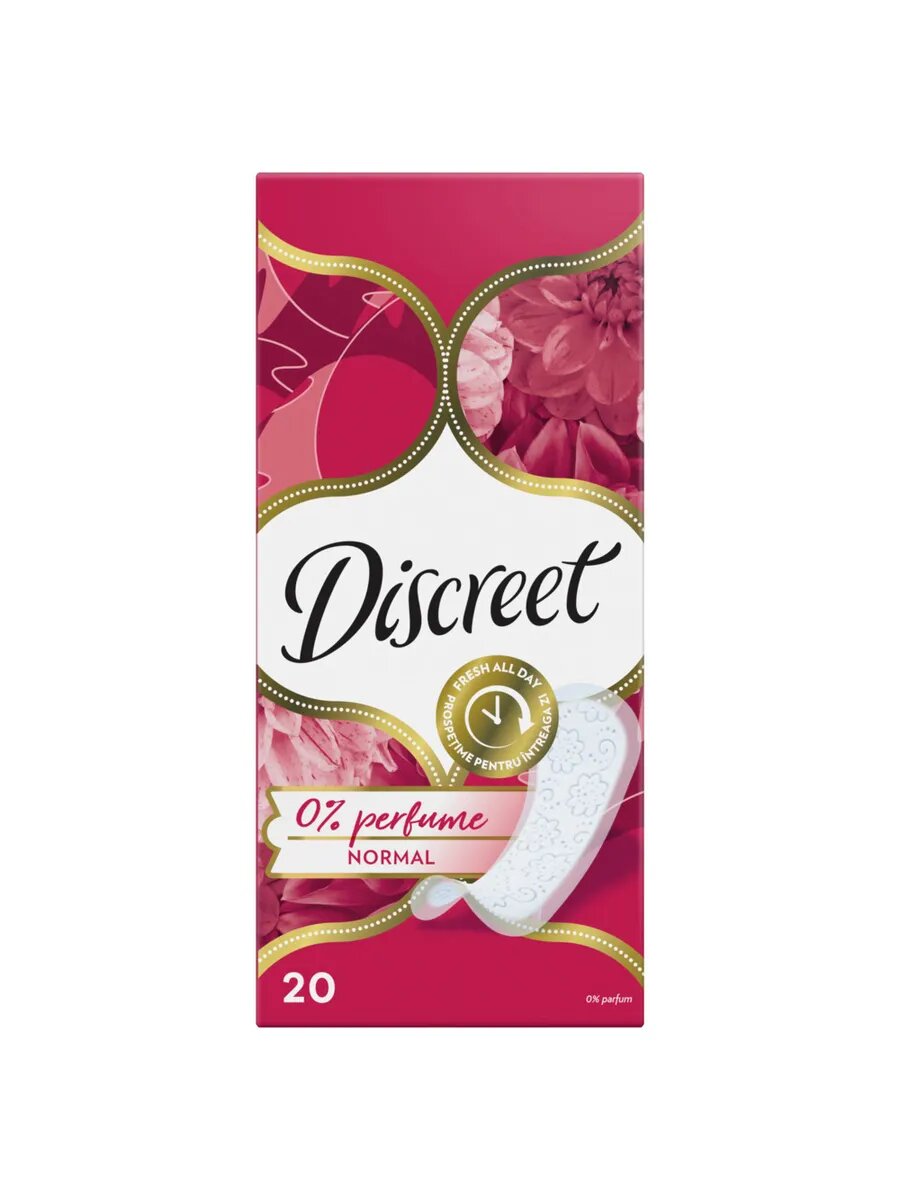Discreet normal ежедневные гигиенические прокладки 20 шт.