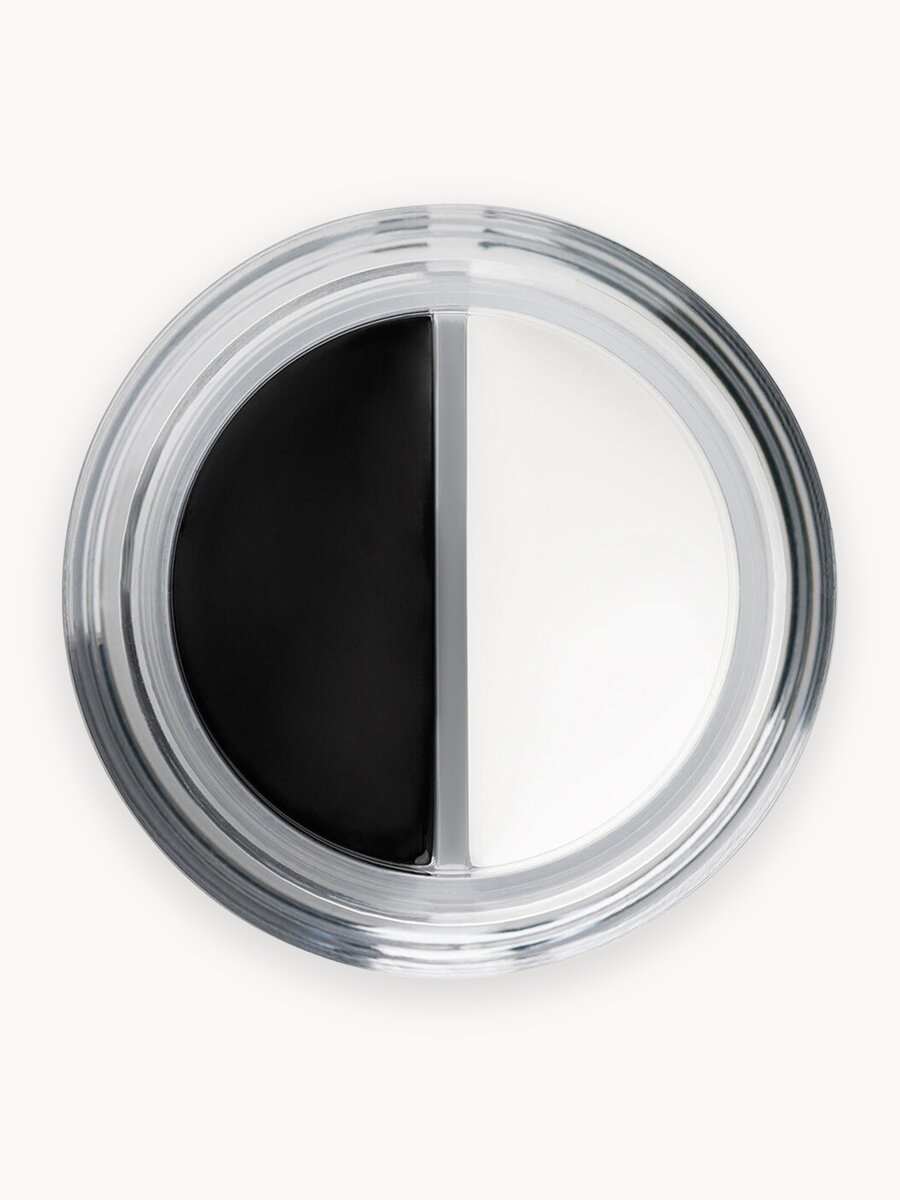 SHU Подводка для глаз гелевая двухцветная DOUBLE AGENT №11 белый и черный