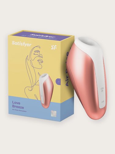 Изображение товара Satisfyer Love Breeze вакуумный клиторальный стимулятор с вибрацией Сатисфаер вакумный вибратор женский