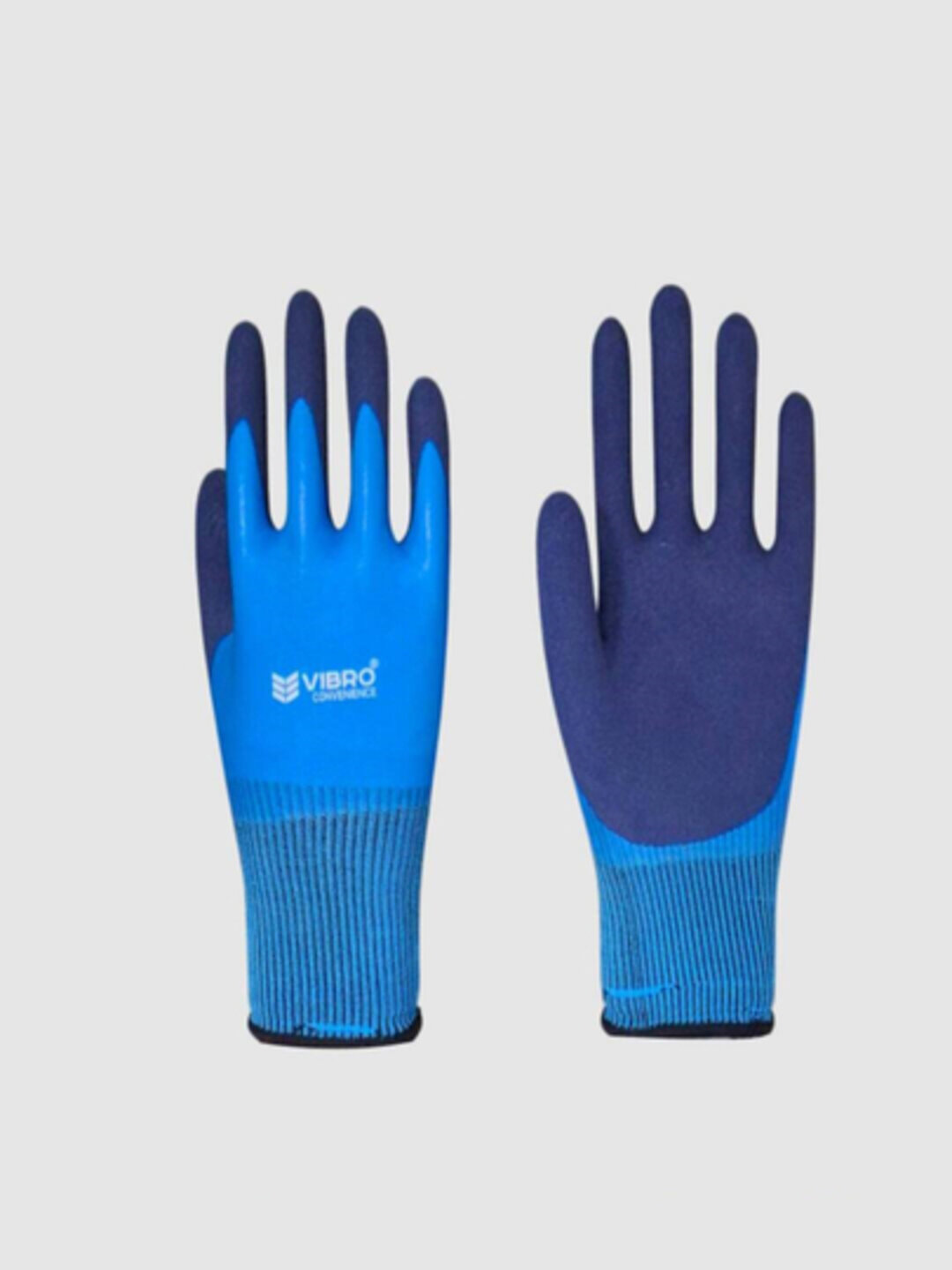 Vibro qolqop delfin Рабочие защитные перчатки универсальные для строительных, монтажных и хозяйственных работ — фото 1