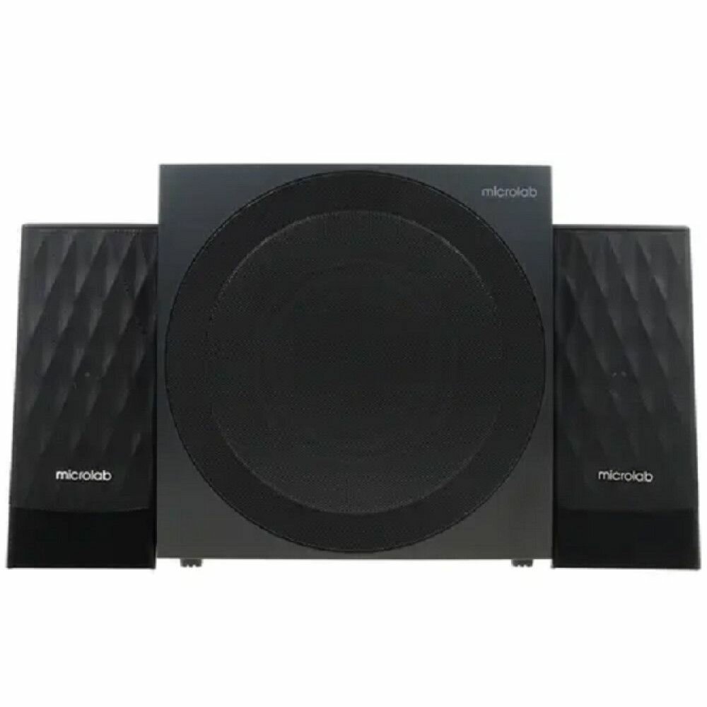 Акустическая система Microlab "M-300U", 40Вт, поддержка microSD, черный