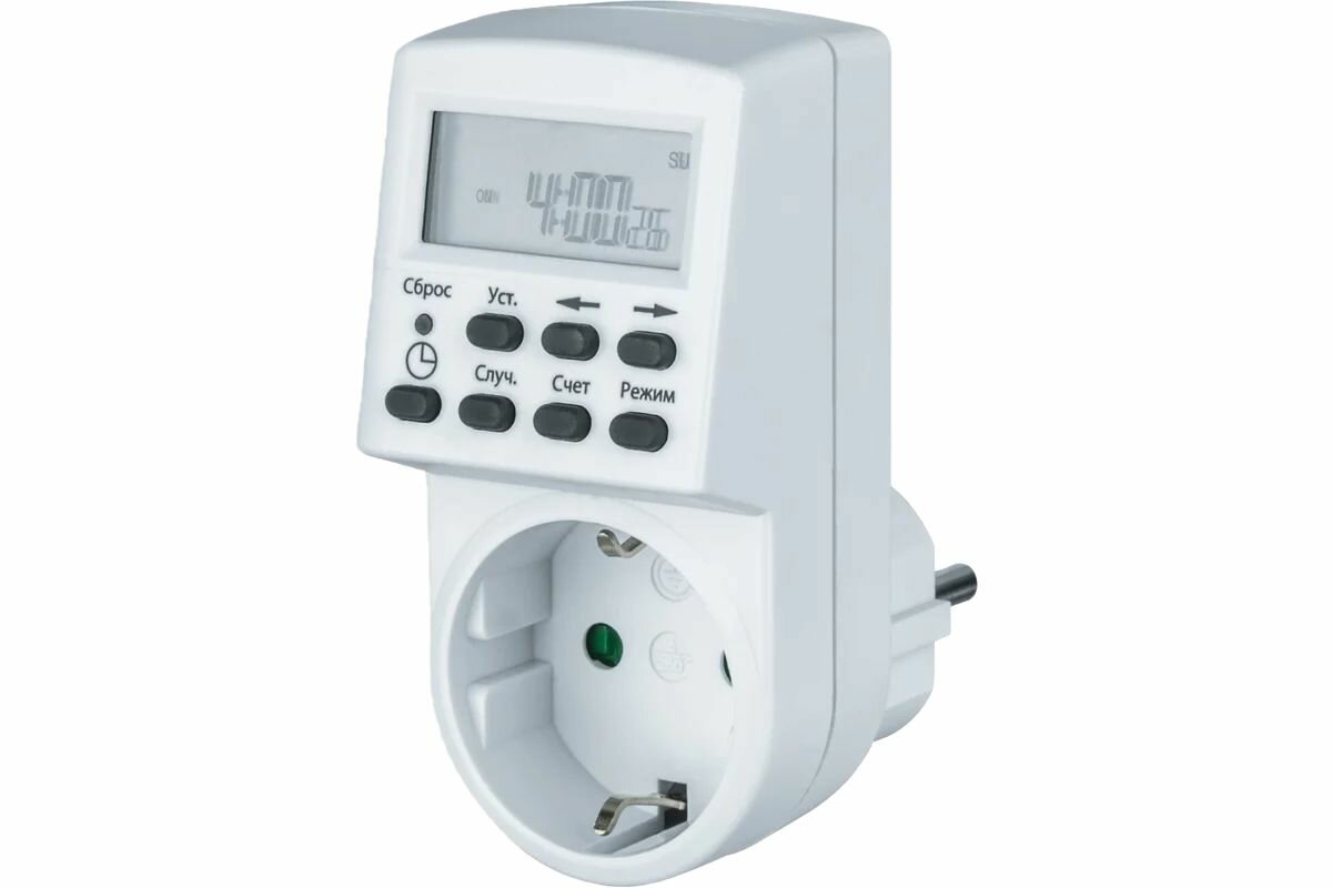 Таймер-розетка Navigator Navigator, электронный, монтаж внутренний, 1НО, 1НЗ