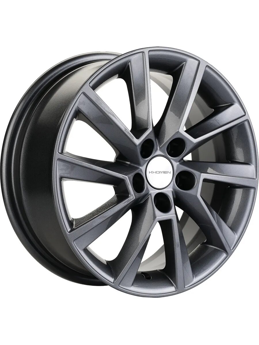 Диски автомобильные литые KHOMEN KHW1507 R15x6 5x100 ET40 D57.1 Серый