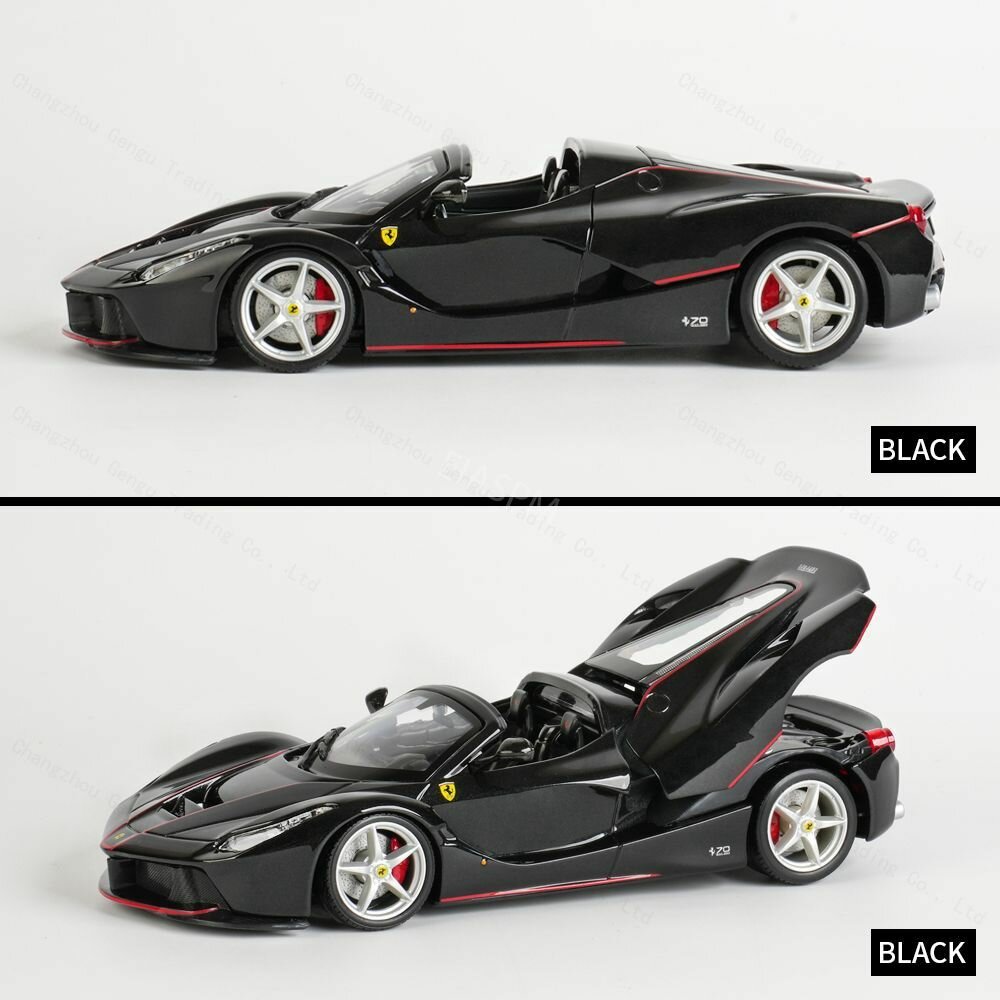 Bburago1:24 Коллекционная модель спортивного автомобиля Ferrari Laferrari Aperta, отлитая под давлением-s