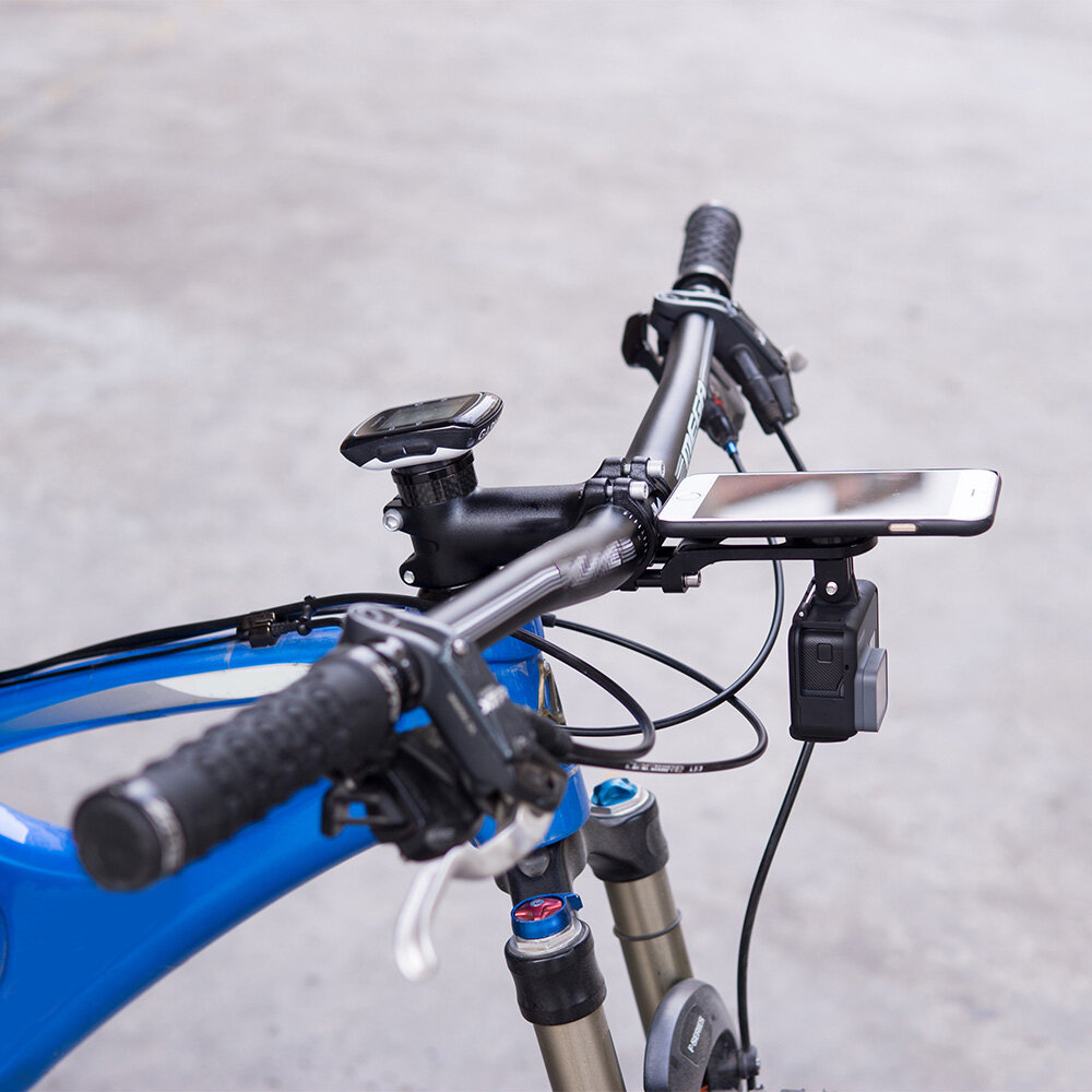 Адаптер для телефона велосипеда MTB Road Bike для крепления Garmin, удлиненный держатель сиденья телефона, пластик, 4*4cm, 7g, 1шт
