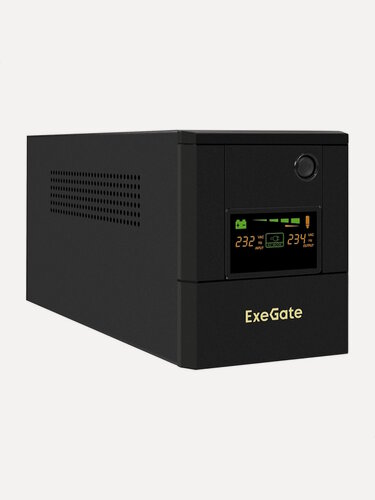 Изображение товара ИБП Источник бесперебойного питания Exegate Smart LB-2000. LCD. AVR.4SH. USB 1200 Вт, Линейно-интерактивный