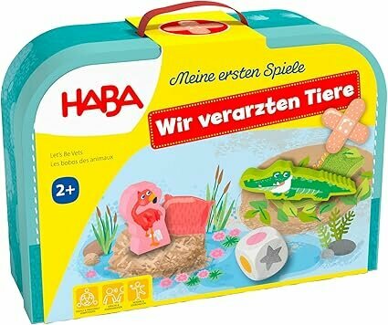 Детская настольная игра Haba - "Мы лечим зверей", кооперативная от 2 лет - 2011719001
