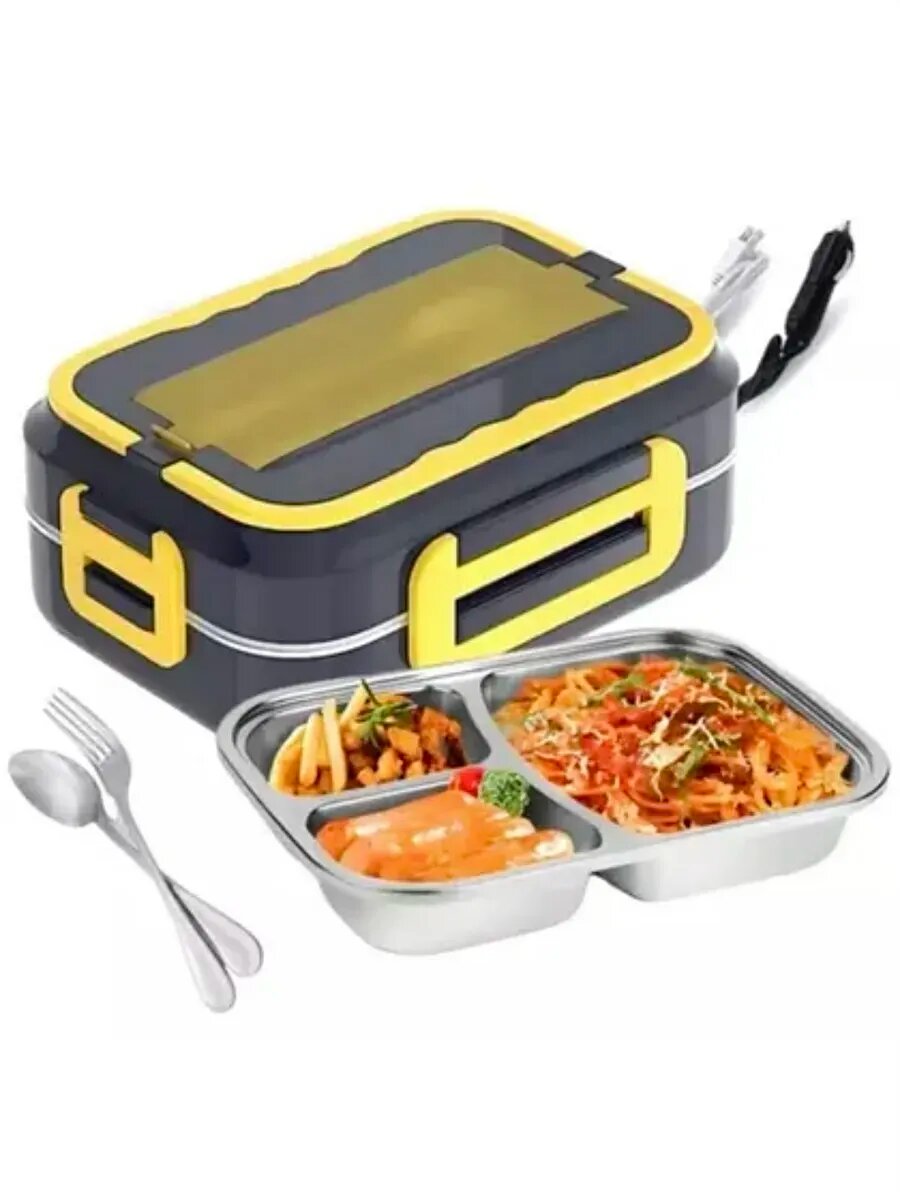 Ланч бокс с подогревом от сети и прикуривателя