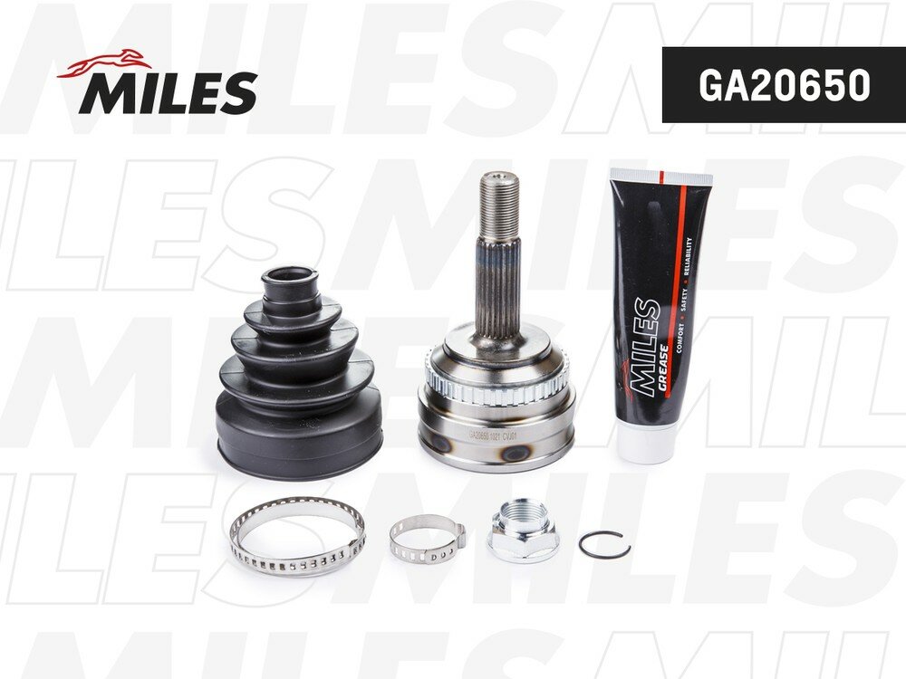 ШРУС наружный MILES GA20650 Geely Mk 1.5 09->, +ABS 24, 23 шлица, комплект