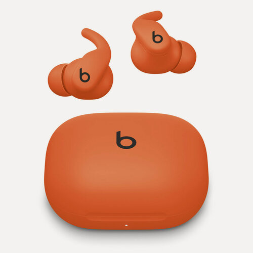 Изображение товара Наушники Beats Powerbeats Fit, беспроводные, с шумоподавлением, Оранжевые (ME2M4)