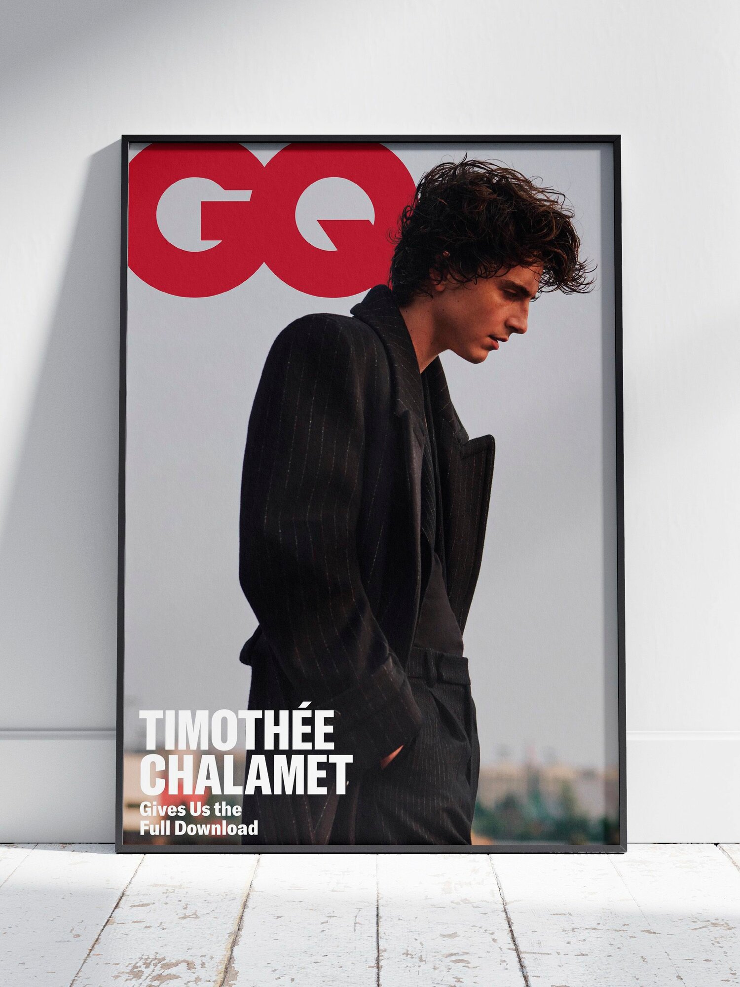 Плакат на стену для интерьера Тимоти Шаламе (Timothee Chalamet 22) - Постер по актеру фильма, кино, сериала формата A4 (21x30 см)