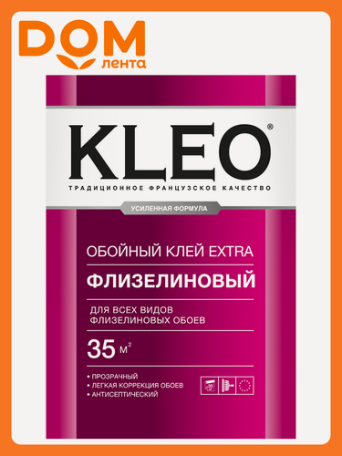 Изображение товара KLEO EXTRA 35, клей для флизелиновых обоев, 240г