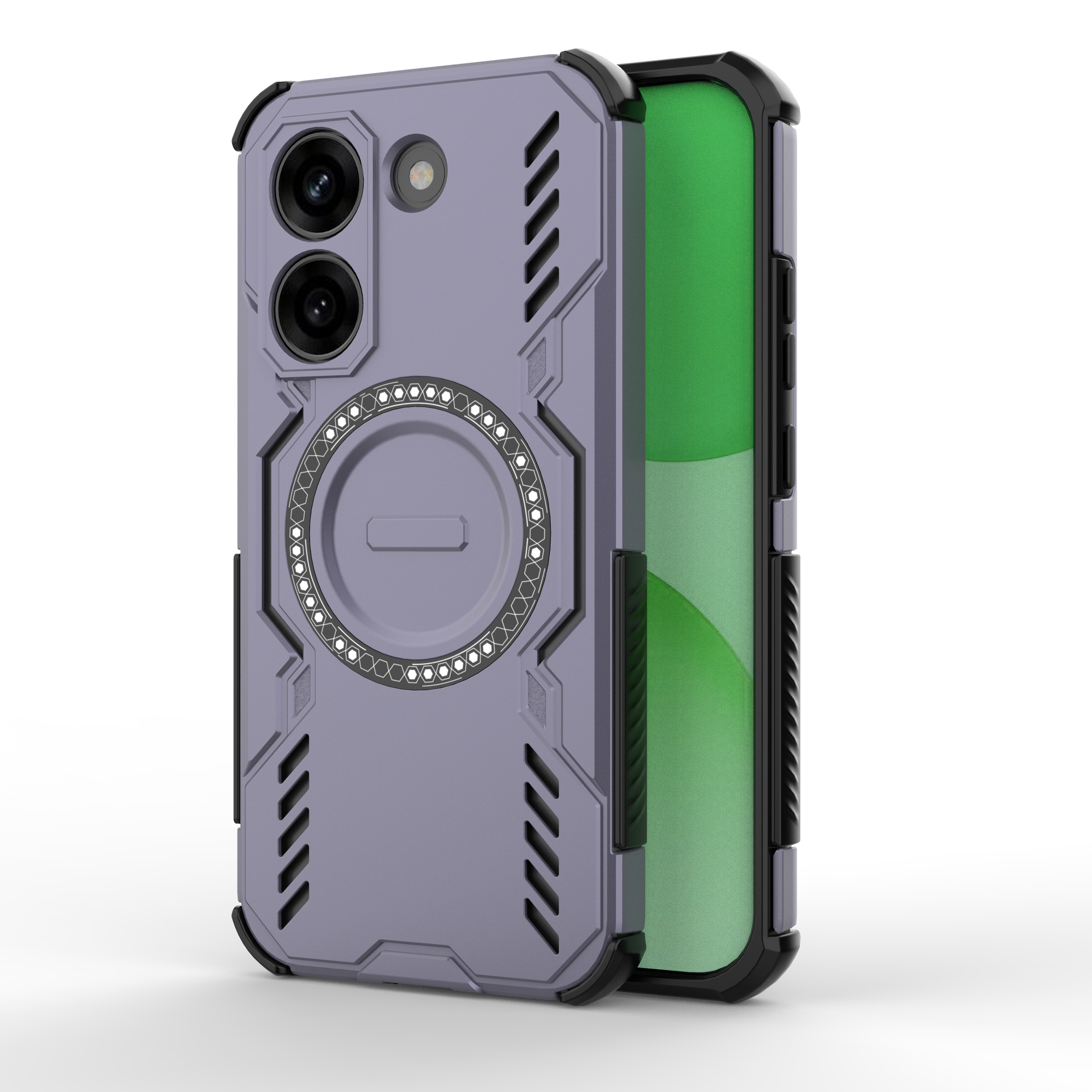 Чехол Для Poco X8 Pro / Поко Х8 Про / Redmi Turbo5, матовая поверхность, чехол-кардиомонитор, поликарбонат (PC), защита камеры, ударопрочный, усиленные углы, soft touch, Xiaomi, Redmi Turbo5, Poco X8 Pro,