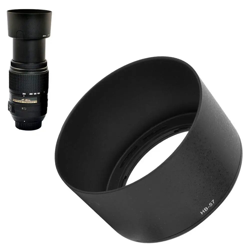 Байонетная бленда HB-57 для Nikon AF-S DX NIKKOR 55-300 мм