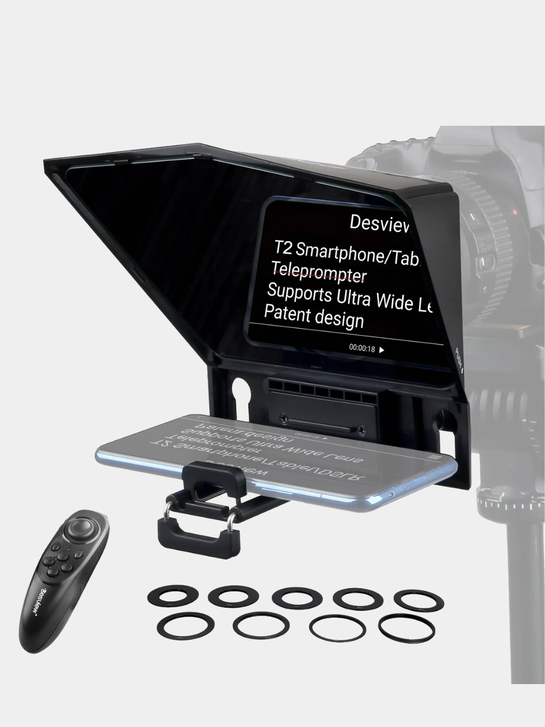Телесуфлёр многофункциональный Desview T2, для iPhone/Android/DSLR