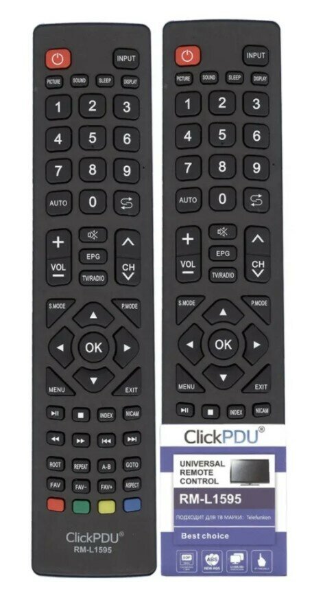 Пульт универсальный RM-L1595 для Telefunken